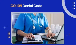 CO 109 Denial Code